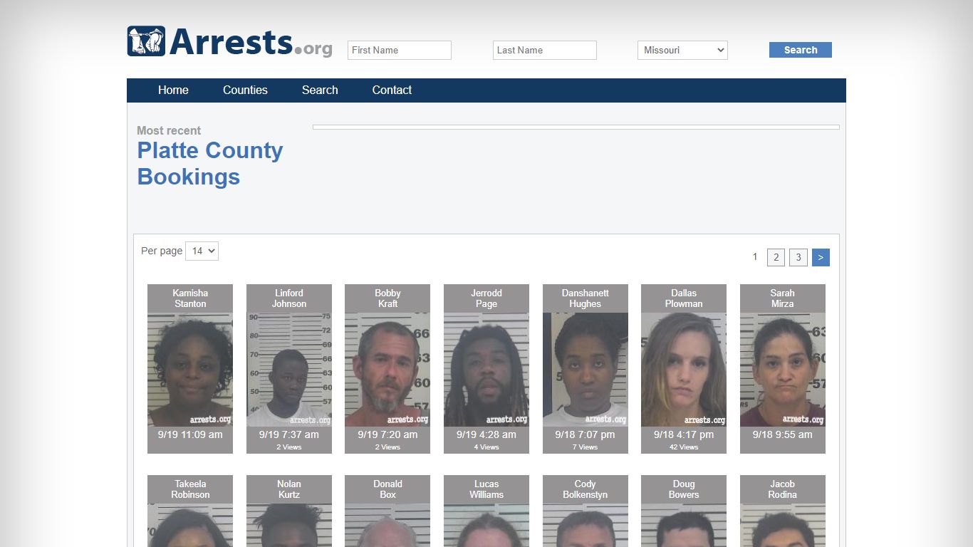 Platte County Arrests and Inmate Search